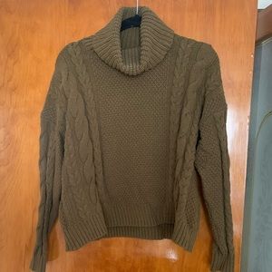 Madewell olive green sweater